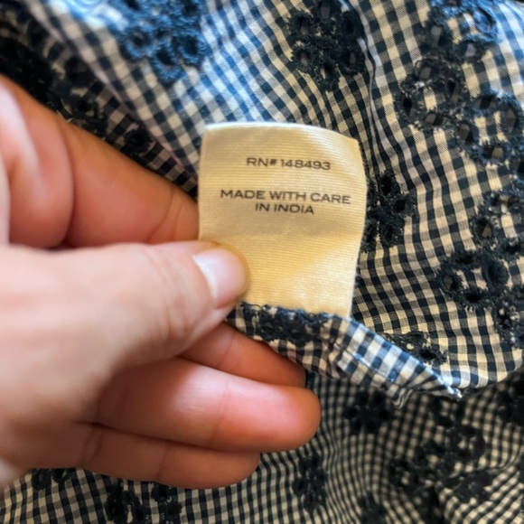 Doen Franique Dress in Azure Paris Gingham - Picture 6 of 11